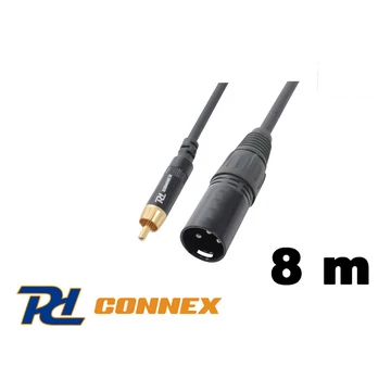 PD Connex CX52-8 jelkábel (RCA - XLR papa) - (8 m)