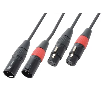 PD Connex CX60-0,5 sztereo jelkábel (2x XLR mama - 2x XLR papa) - (0,5 m)