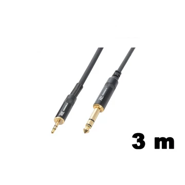 PD Connex CX82-3 sztereo jelkábel (3,5 mm Jack - 6,3 mm Jack) - (3 m)