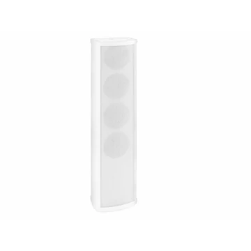 Power Dynamics ICS4 Fali oszlop hangfal, FEHÉR, 20W, 100V, - BELTÉRI