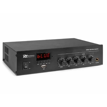 Power Dynamics PDM45 100V erősítő (45W) Mikrofon + Jel bemenet (MP3 + Bluetoot + FM)