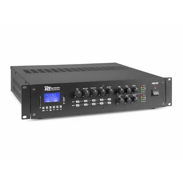 Power Dynamics PRM1202, 100V erősítő (2x120W) 2 zónás, (MP3, BLUETOOTH)