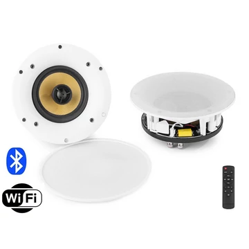 Power Dynamics WCS65 2 utas aktív beépíthető, álmennyezeti hangszórópár (6,5") + Bluetooth + WiFi