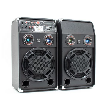 ReVoLuTioN DPX-10BT-LED (v.3) 2x600W (10") aktív karaoke hangfal szett (MP3 + Bluetooth)