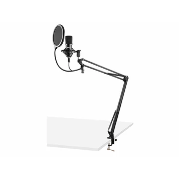 Vonyx CMS300B Broadcast, Podcast, Youtuber, Gamer USB kondenzátor stúdiómikrofon szett