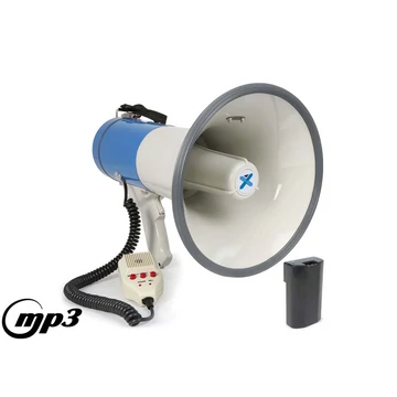 Vonyx MEG-065USB+Li megafon, hangosbeszélő 65W - beszéd, sziréna, felvétel, MP3, AUX (+ akkumulátor)