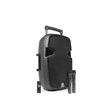 Vonyx PA-912 (12") 500W akkumulátoros hordozható hangfal (2xMik + MP3 + Bluetooth)
