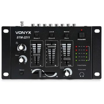 Vonyx STM-2211 3+1 csatornás DJ, karaoke keverő