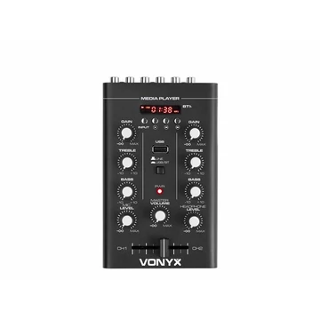 Vonyx STM-500BT 2+1 csatornás DJ, karaoke keverő (USB + Bluetooth)