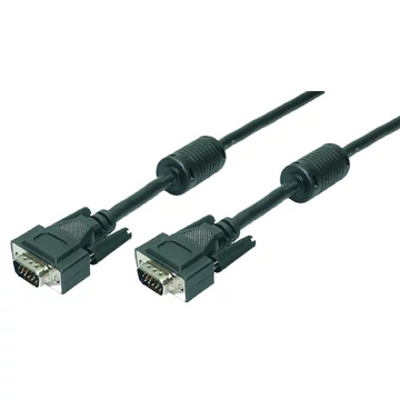 LogiLink VGA Cable, 2x male, black, 3m