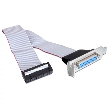 Delock Low Profile Slot Konzol - 1 x Párhuzamos