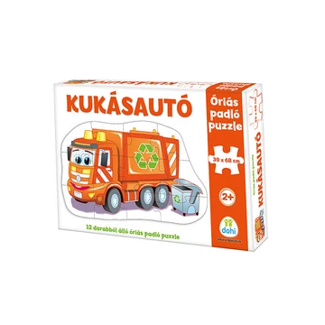 Kukásautó óriás padló puzzle 12db-os