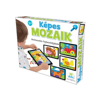 Képes mozaik beillesztős fejlesztőjáték