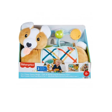 Fischer-Price: Corgie Puppy Nőj velem pocakpárna csörgővel, rágókával és tükörrel - Mattel