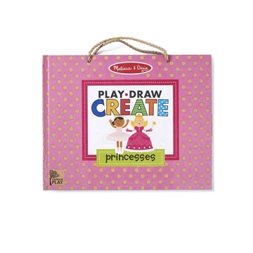 Melissa & Doug: Hercegnős letörölhető rajzoló és mágneses kreatív játékszett
