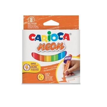 Maxi háromszögletes neon zsírkréta szett 8db-os - Carioca