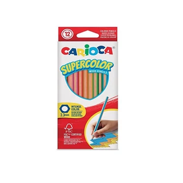 Supercolor színes ceruza 12db-os szett - Carioca