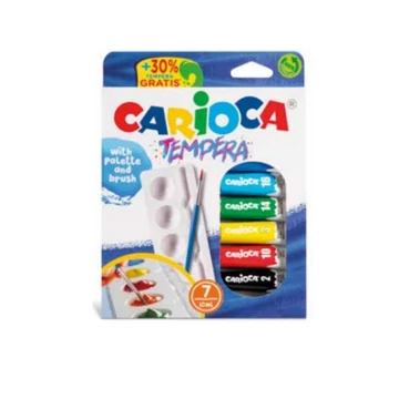 Tubusos tempera készlet 7x10ml - Carioca
