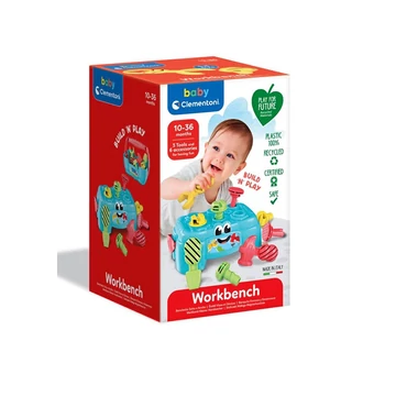 2az 1-ben munkapad és szerszámosláda szerszámokkal - Clementoni baby