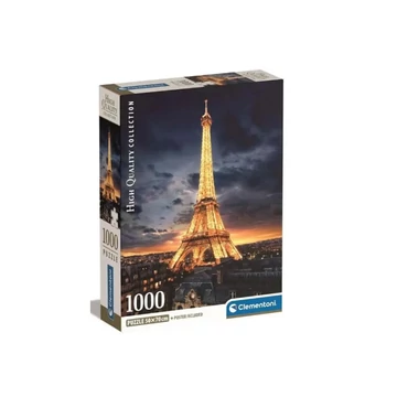 Eiffel torony HQC 1000db-os puzzle poszterrel - Clementoni