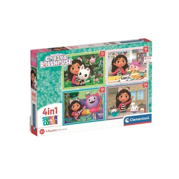 Gabi babaháza Supercolor 4 az 1-ben puzzle - Clementoni