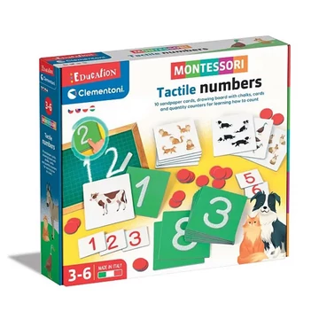 Montessori - Tapintható számok fejlesztő és oktató játék - Clementoni