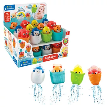 Peekaboo kukucskáló víziállatok többféle változatban 1db - Clementoni baby