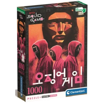 Squid Game - Nyerd meg az életed 1000db-os puzzle poszterrel - Clementoni