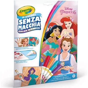 Crayola: Color Wonder Disney hercegnők maszatmentes kifestő