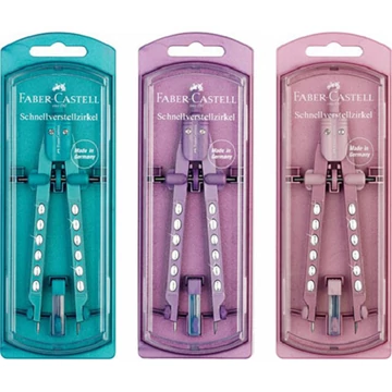 Faber-Castell: Factory sparkle körző készlet gyorsállítóval több változatban