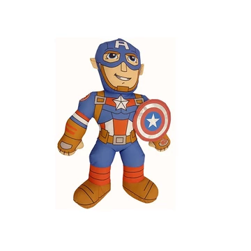 Marvel: Amerika Kapitány szuperhős plüssfigura hanggal 20cm