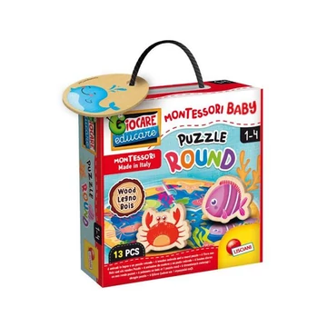 Montessori baby puzzle - Tengeri állatok