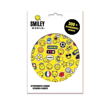 Smiley 300 db-os matrica szett
