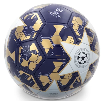 UEFA Bajnokok Ligája kék-arany focilabda 5-ös méretben - Mondo Toys