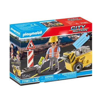 Playmobil: City Action Útépítő betonvágóval (71185)