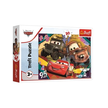 Verdák 3 Száguldó járgányok 30 db-os puzzle - Trefl