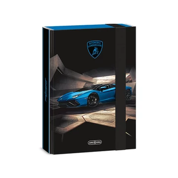 Ars Una: Lamborghini kék gumis A5-ös füzetbox