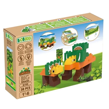 Triceratops | építőjáték | 25 db építőkocka | BiOBUDDi BB-0188