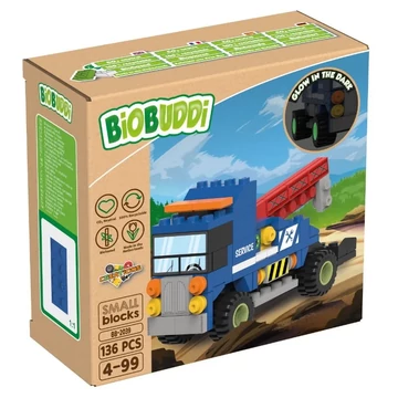 Vontató kamion | építőjáték | 142 db építőkocka | BiOBUDDi BB-2039