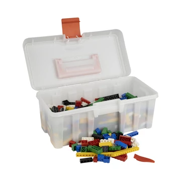 Vegyes építőkocka készlet alapszínekben (alapkockák) | építőkocka készlet | 500 db építőkocka | Q-BRiCKS®