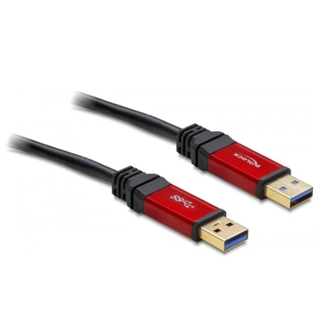 Delock USB 3.0-A apa / apa kábel, 3 m prémium kábel