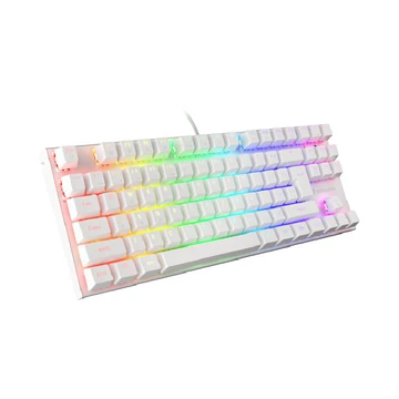 Genesis Thor 303 TKL mechanikus gaming billentyűzet, US, RGB világítással, Brown switch, white hot swap