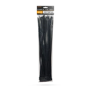 Handy fekete kábelkötegelő 450x4,6mm 100db-os kiszerelésben 05425