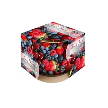 Erdei gyümölcsös poharas illatgyertya 100g