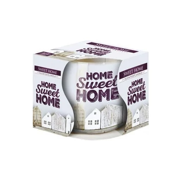 "Home sweet home" feliratú poharas illatgyertya 100g