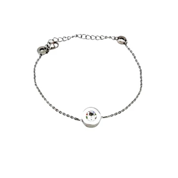 Lora swarovski fehér karkötő S0232A