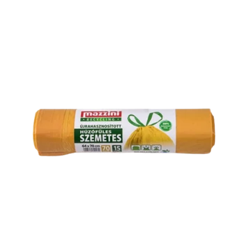Mazzini újrahasznosított húzófüles szemeteszsák 70L 15db