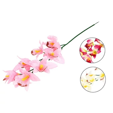 Műanyag szálas orchidea többféle színben 201775