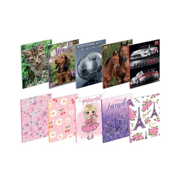 T-Creativ mintás felületű sima notesz A/6 40lapos 