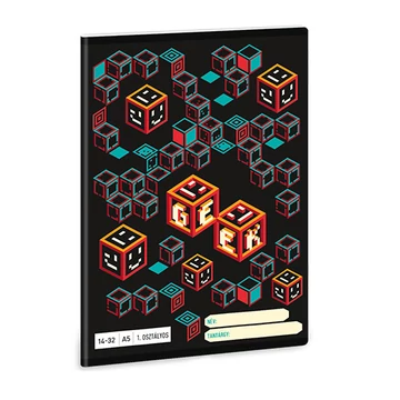 Ars Una: Geek 1.osztályos vonalas füzet A/5 14-32